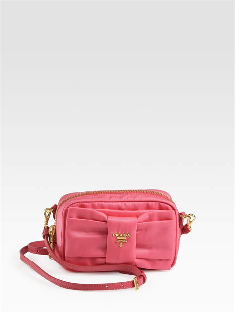 prada pink nylon purse|prada tessuto nylon pouch.